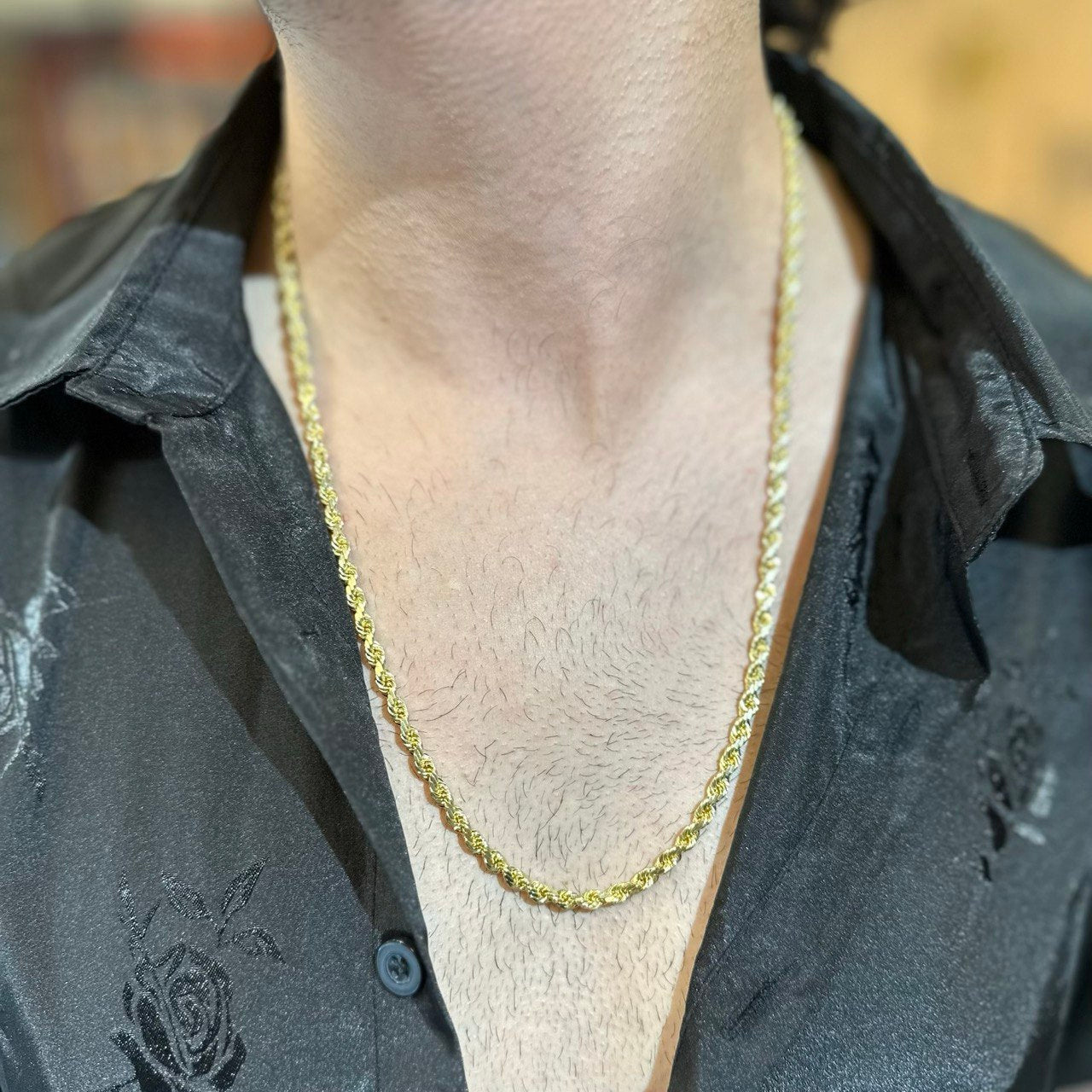 10K Gold Rope Chain - 5MM