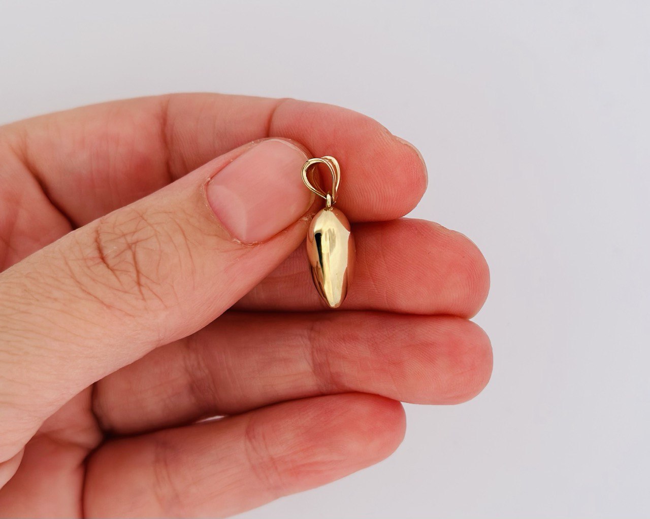 10K Yellow Gold Heart Charm/Pendant