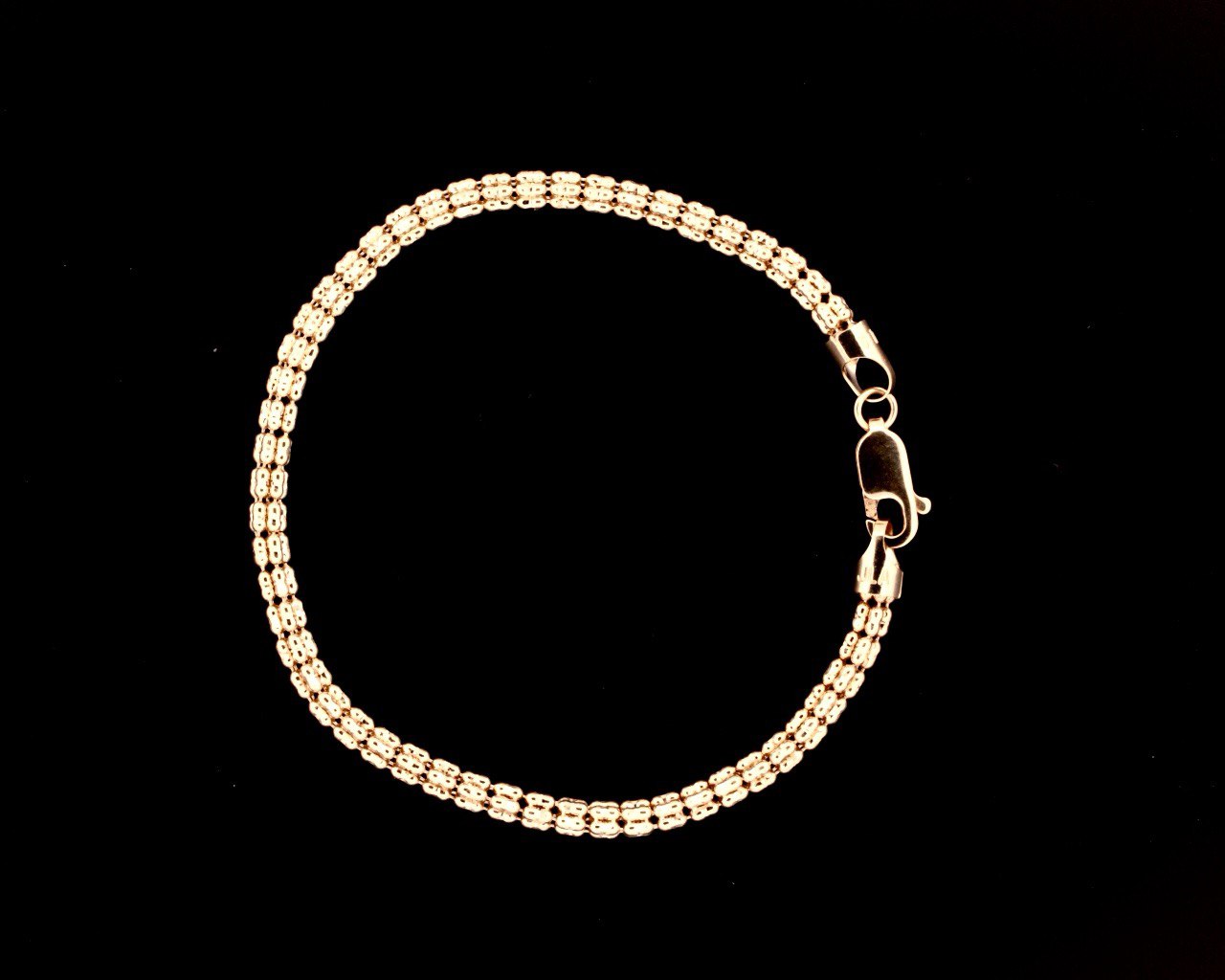 10K Ice Chain Bracelet 3.4MM