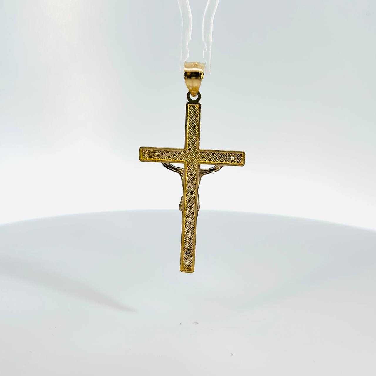 14K Yellow Gold Crucifix Pendant  - 1