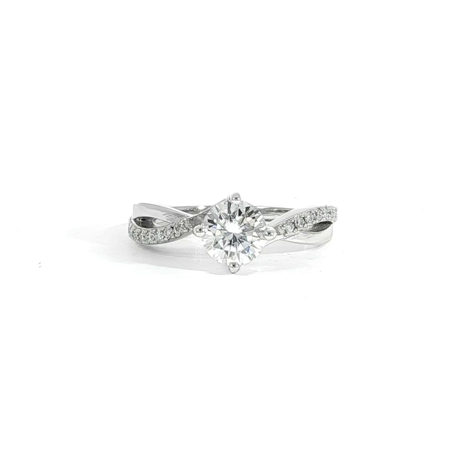 Video of Round 1 CT Moissanite Ring