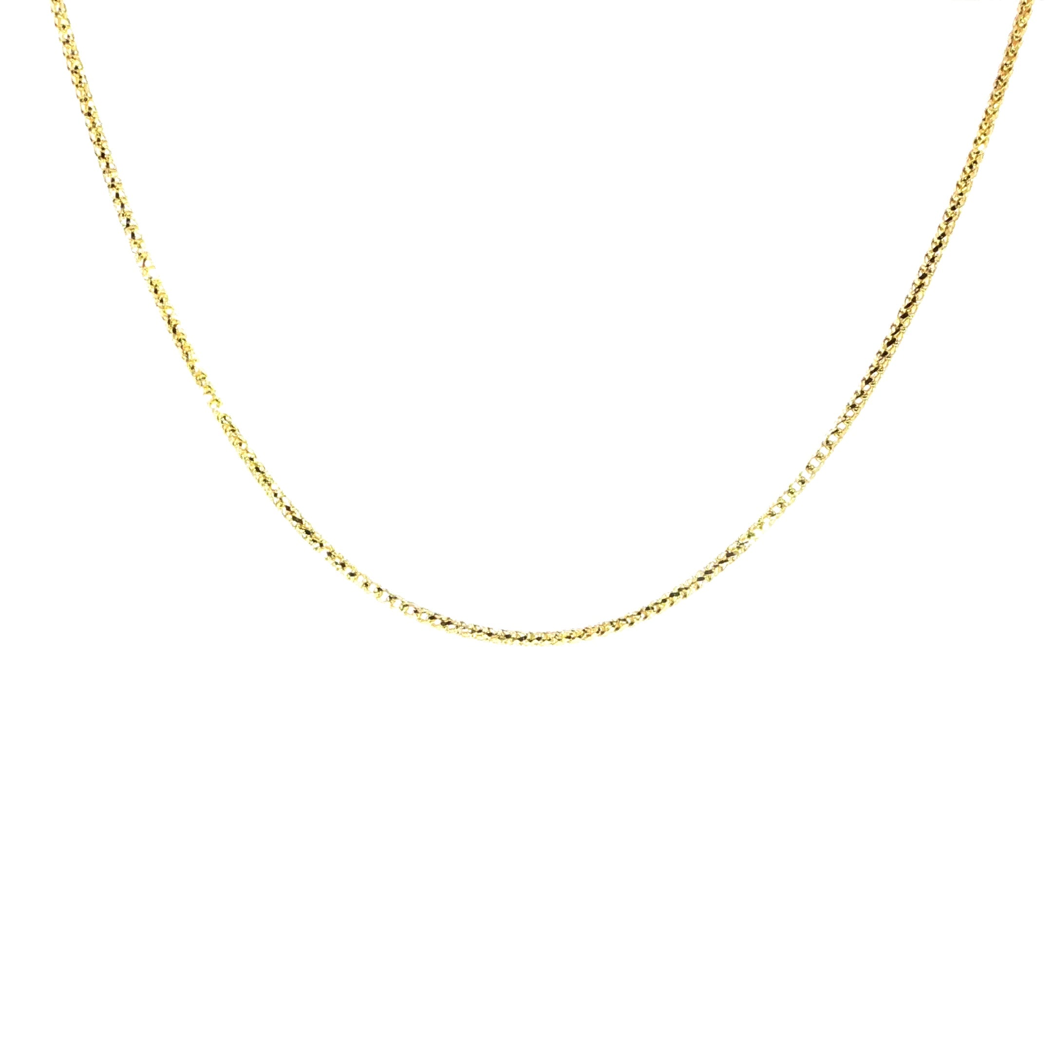 Classic 2.5MM 14K Yellow Gold Franco Link Necklace