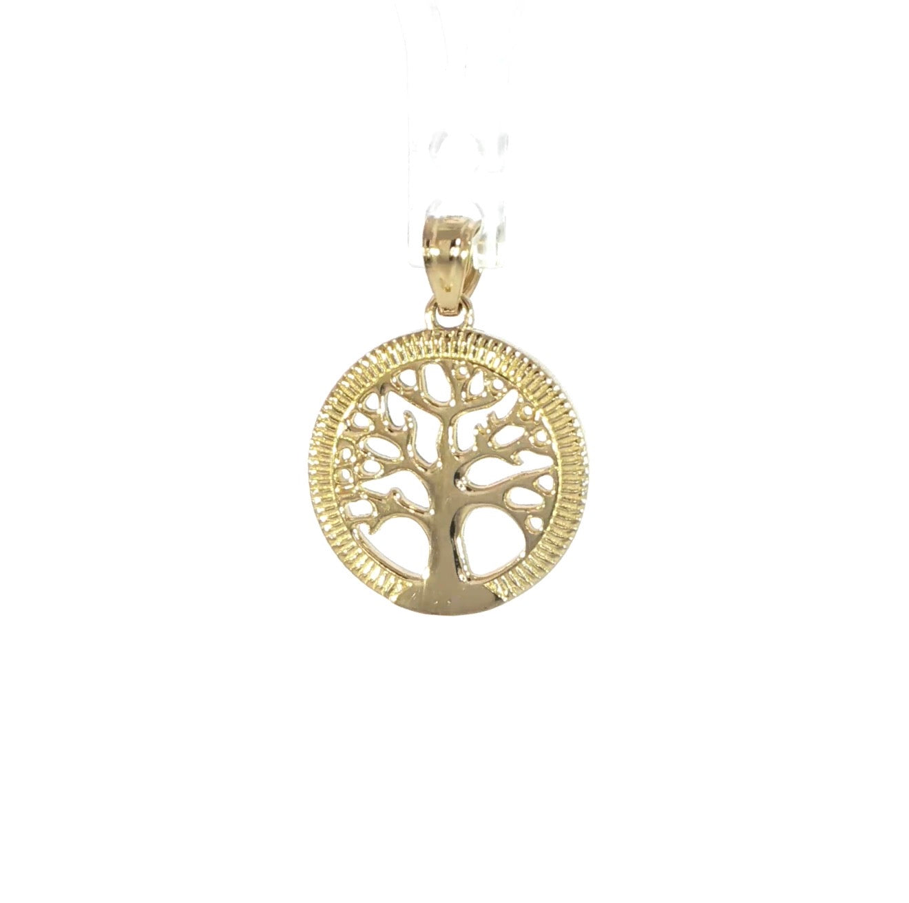 Openwork Tree of Life medallion charm