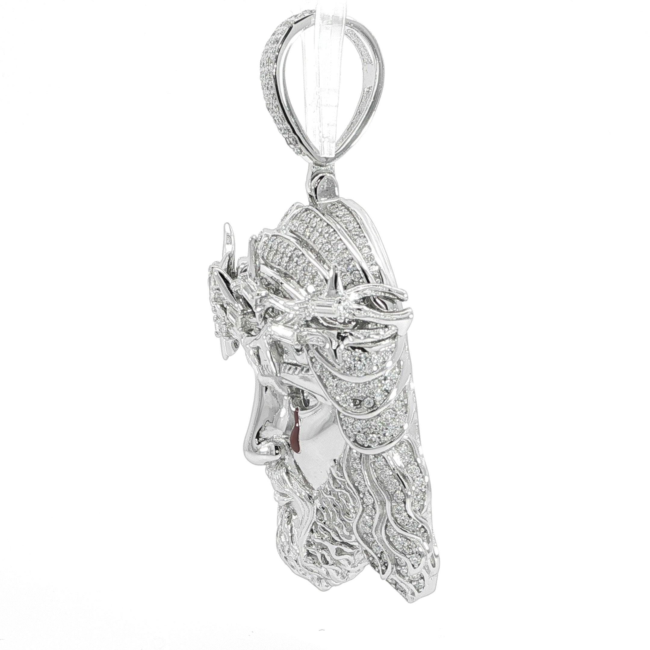 Crown of Thorns pendant featuring VVS moissanite accents