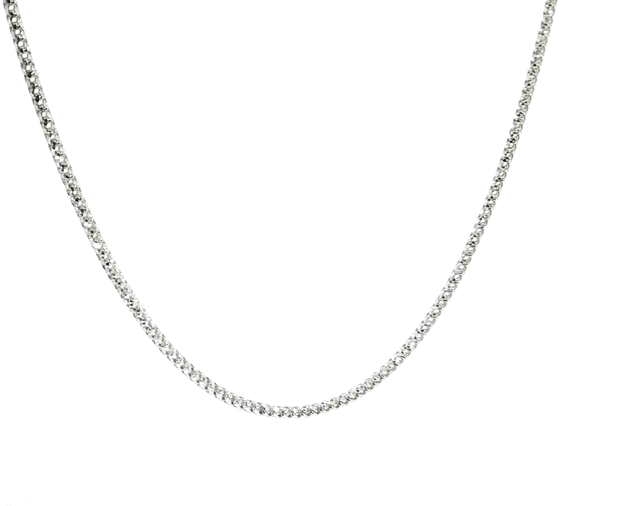 Luxury 2.5MM Franco Chain in 14K White Gold
